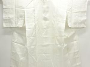 アンティーク　本麻透かし織流水に萩模様長襦袢